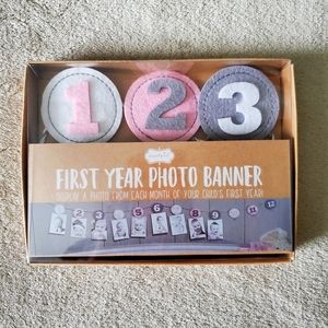 Mudpie first year photo banner